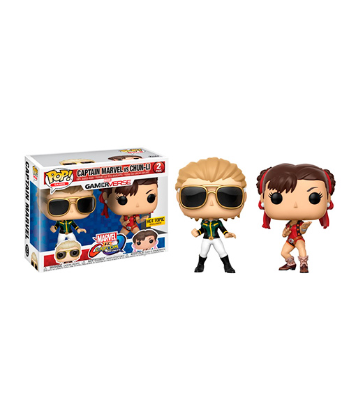 Funko Captain Marvel Vs Chun Li