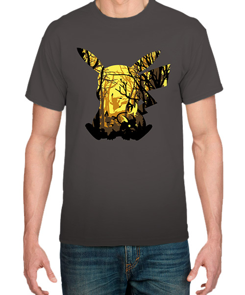 Serie-Camiseta-El-Bosque-electrico-de-Pikachu