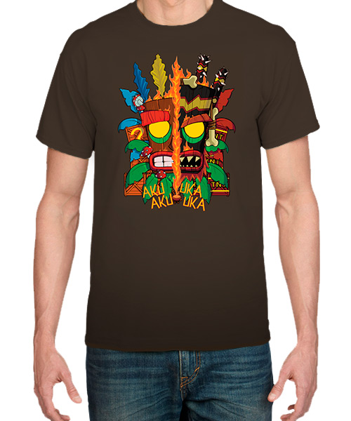 Videojuegos-Camiseta-Aku-Aku-y-Uka-Uka