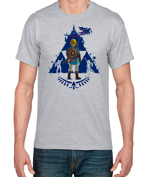 Videojuegos-Camiseta-El-respirar-de-Zelda