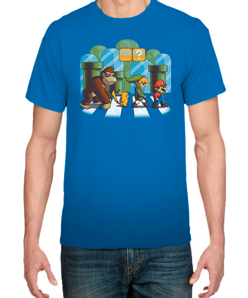 Videojuegos-Camiseta-El-sendero-de-Mario-Bros