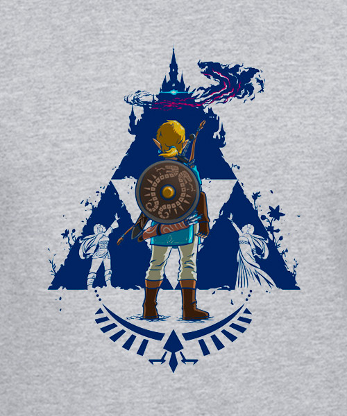 Videojuegos-Camiseta-El-respirar-de-Zelda