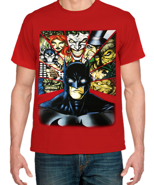 Camiseta Los Villanos de Batman