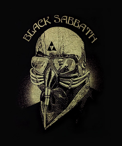 Música Camiseta Black Sabbath Never Say Die