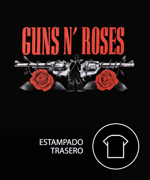 Música Ilustración Trasera Guns N Roses Bad Obsession