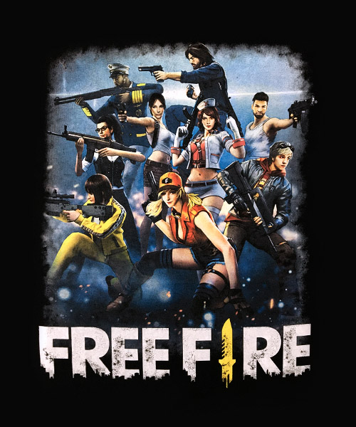 Videojuegos-Camiseta-Free-Fire