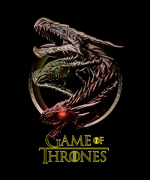 Camiseta Dragones de Game Of Thrones