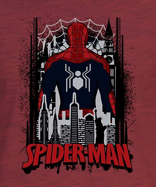Camiseta SpiderMan Lejos de Casa