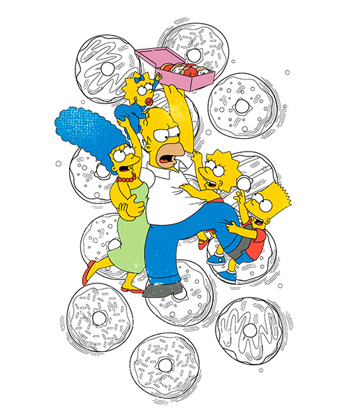 Camiseta Los Simpson