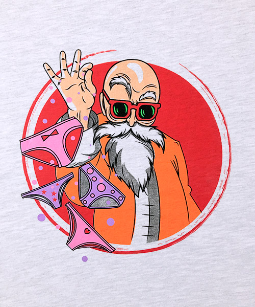 Camiseta Maestro Roshi Pantys Mandragora Store