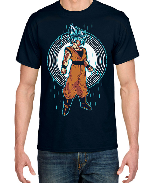 Camiseta Goky Blue Dragon Ball Super