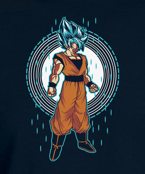 Camiseta Goky Blue Dragon Ball Super