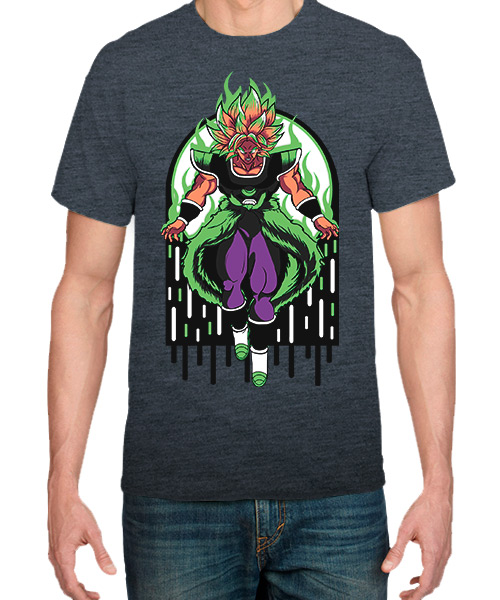 Camiseta Sayayin Legendario de Ball Super - Mandragora Store