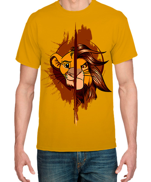 Camiseta Simba Mufasa del Rey LeÃ³n