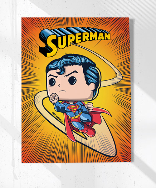 Cuadro Superman Funko Pop!