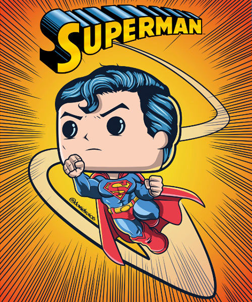 Cuadro Superman Funko Pop!