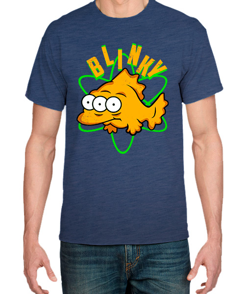 Camiseta pez Blinky de Los Simpsons