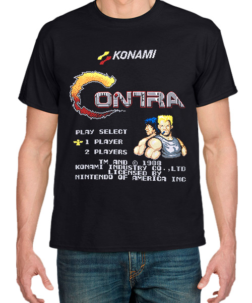 Camiseta videojuego Contra