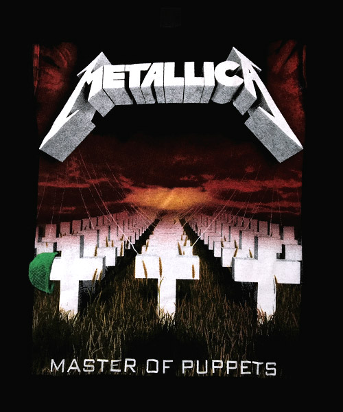 Camiseta Master Of Puppets de Metallica