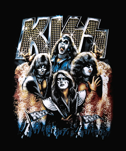 Camiseta Kiss Luces