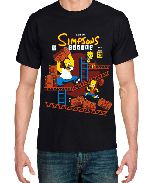 Simpsons Comics Camiseta Mandrágora Store Negro