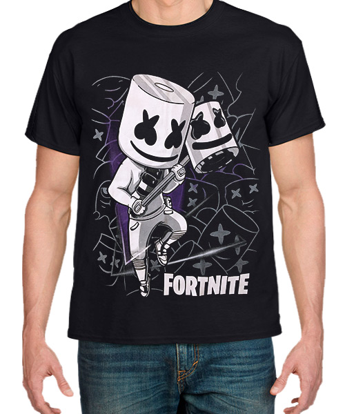 Camiseta Mandrágora Store Fortnite Dj Marshmello