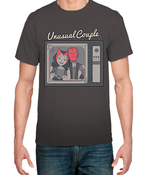 Camiseta Mandrágora Store Wanda Vision Unusual Couple