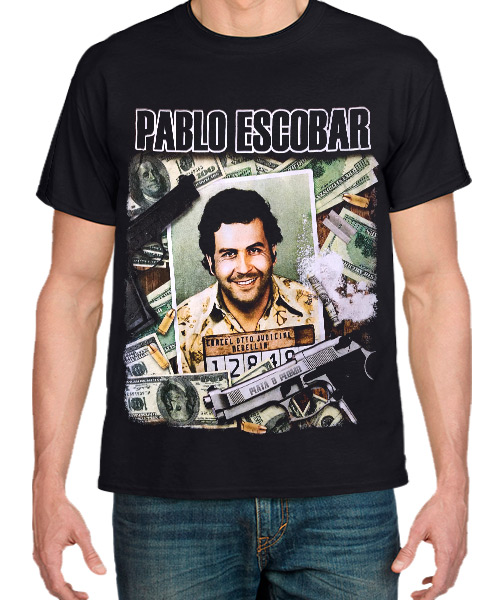 Camiseta Unisex Pablo Escobar: El del Mal - Mandragora Store