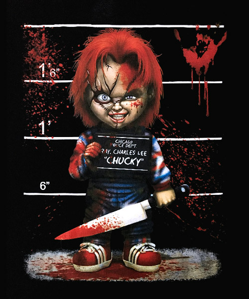 Camiseta Mandrágora Store Chucky El Muñeco Diabólico