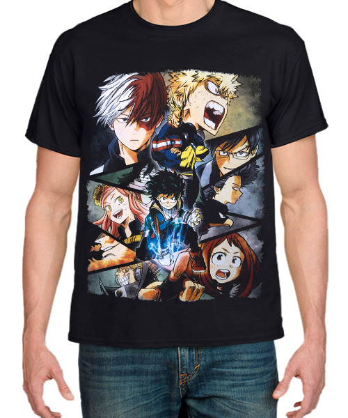 Camiseta Unisex Anime My Hero Academia Mandragora Store