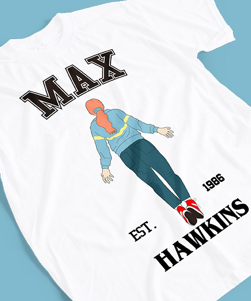 Camiseta unisex Stranger Things 4: Max poseída por Vecna - Mandragora Store