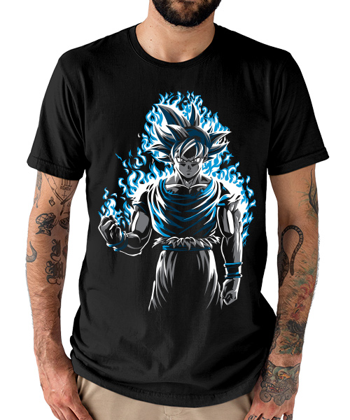 Camiseta unisex Dragon Ball Z: Goku Super Saiyan Blue - Mandragora Store