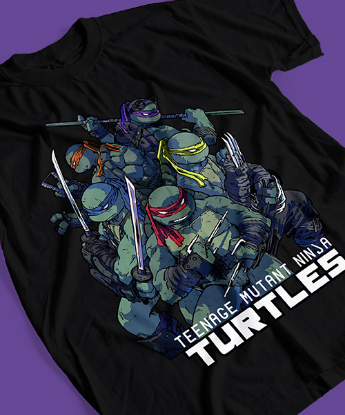 Camiseta unisex Tortugas Ninjas mutantes adolescentes