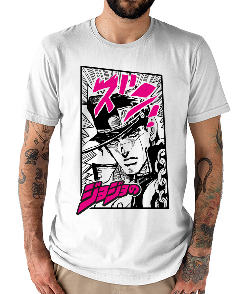 Camiseta JoJo's Bizarre Adventure Jotaro Kujo Mod.01