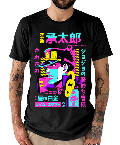 Camiseta JoJo's Bizarre Adventure Jotaro Kujo Mod.01