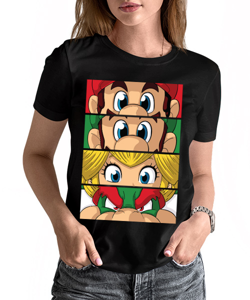 Camiseta unisex Mario Rostros - Store