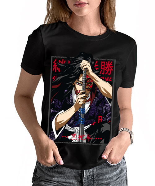 Camiseta Camisa Kokushibo Oni Kimetsu No Yaiba 1