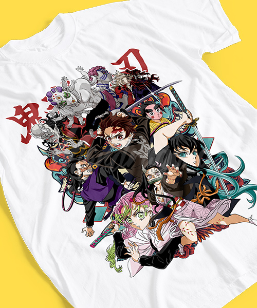 Camisa Camiseta Haganezuka Demon Slayer Envio Rápido 07