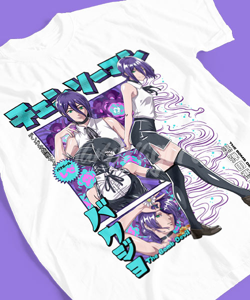 Chainsaw-Man-El-Arco-de-Reze-Demonio-Bomba-Girl-Tshirt