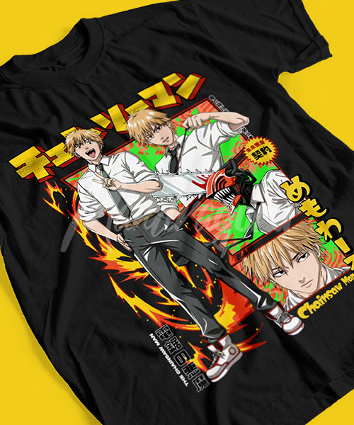 Chainsaw-Man-El-Arco-de-Reze-Denji-Tshirt