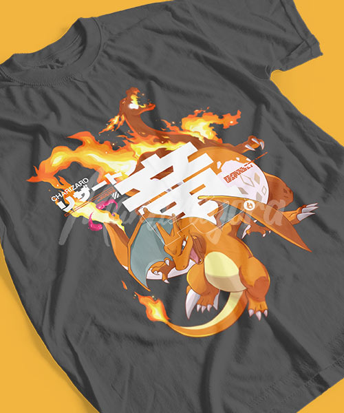 Pokemon-Charizard-Evolucion-Gigamax-Tshirt
