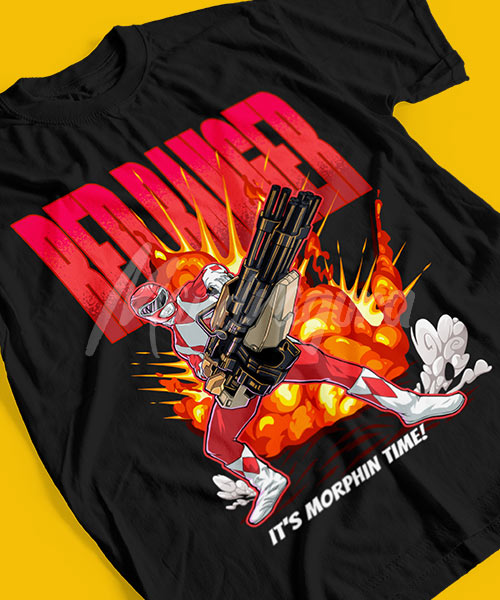 Power-Rangers-Jason-Lee-Scott-Red-Ranger-en-Fortnite-Tshirt-Black