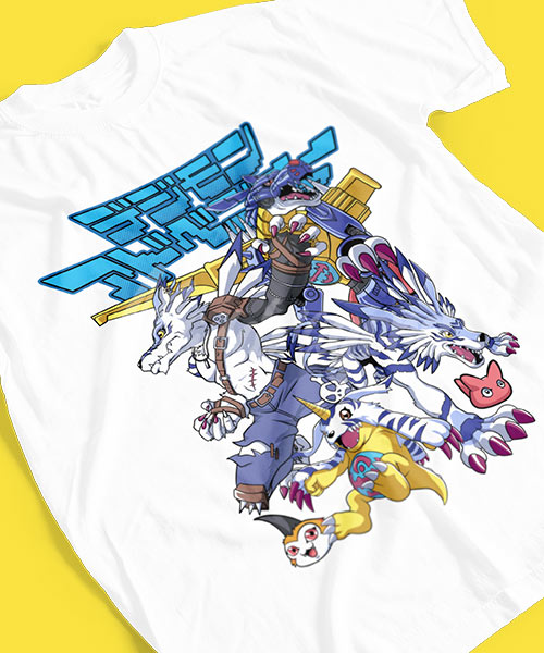Digimon-Gabumon-Evoluciones-Tshirt