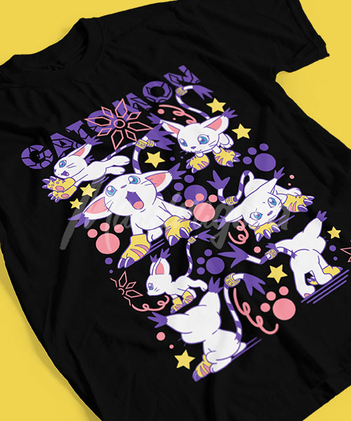 Digimon-Gatomon-Bestia-Sagrada-Tshirt