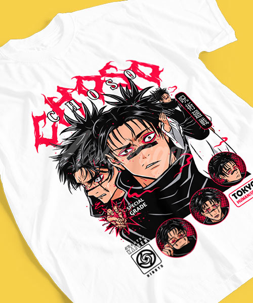 Jujutsu-Kaisen-Choso-Kamo-Tokyo-Human-Spirit-Tshirt-White