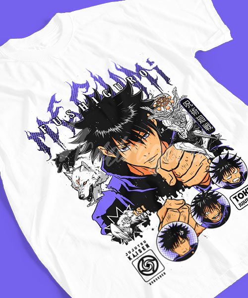 Jujutsu-Kaisen-Megumi-Fushiguro-Tokyo-High-Tshirt-White