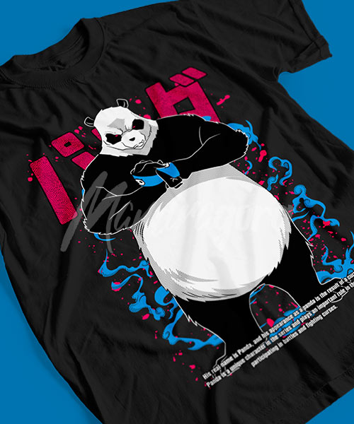 Jujutsu-Kaisen-Panda-Listo-para-Luchar-Tshirt