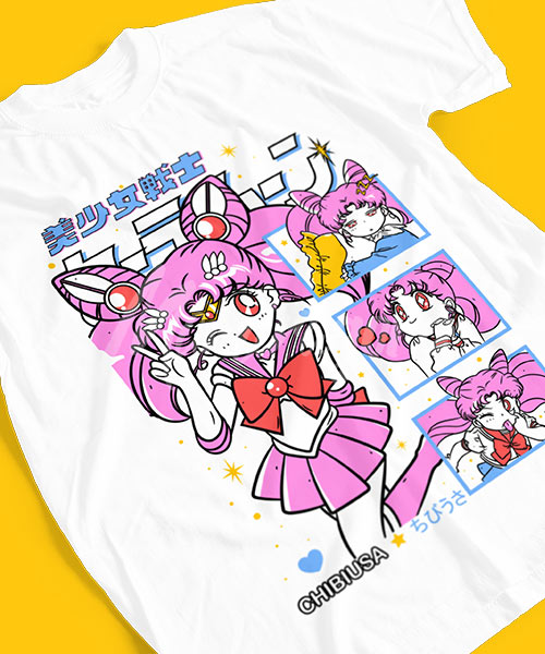 Sailor-Moon-Chibiusa-Tsukino-Princesa-Usagi-Tshirt