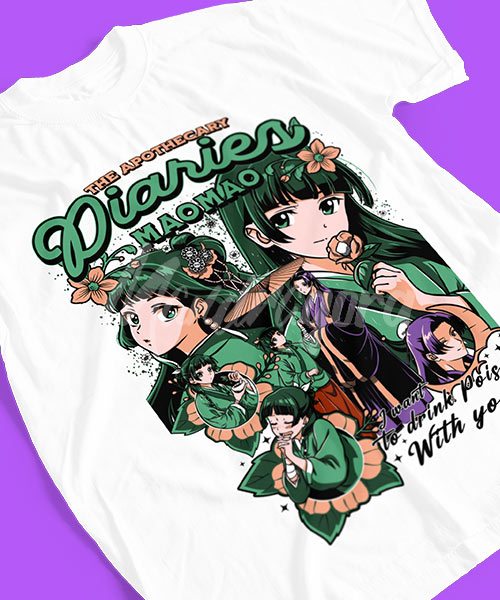 Apothecary-Diaries-Characters-Moamoa-y-Gaoshun-Tshirt-White