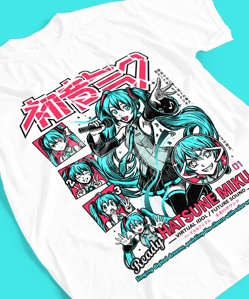 Hatsune-Miku-Estrella-de-POP-Tshirt